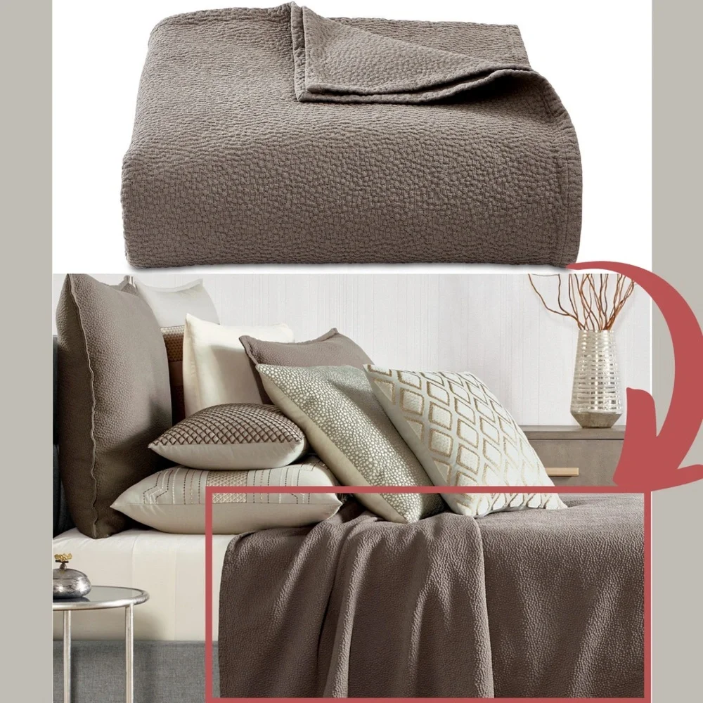 NIB Hotel Collection Como (1)‎ Full/Queen Coverlet Blanket